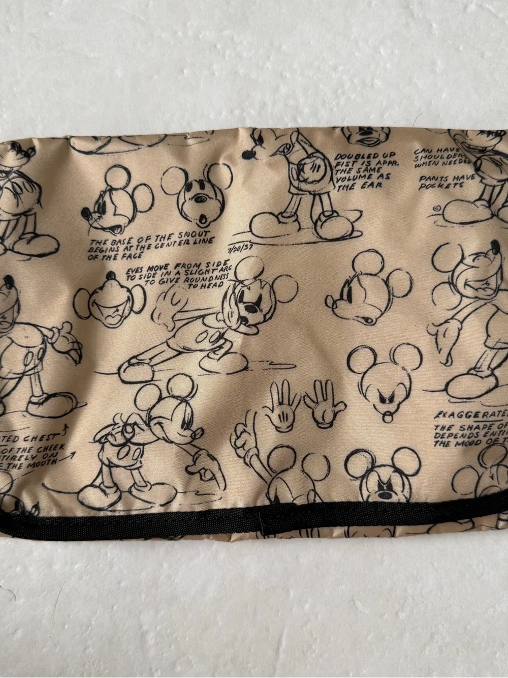 Freshly Picked Disney Mickey Mouse Ears Red Black Diaper Bag Backpack New